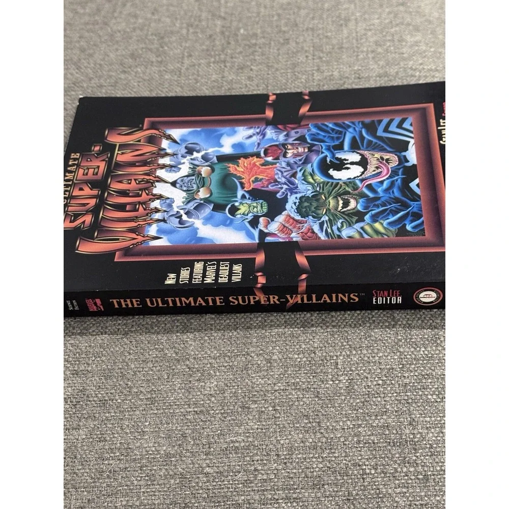 The Ultimate Super Villains Stan Lee 1996 Trade Paperback Boulevard Book VINTAGE